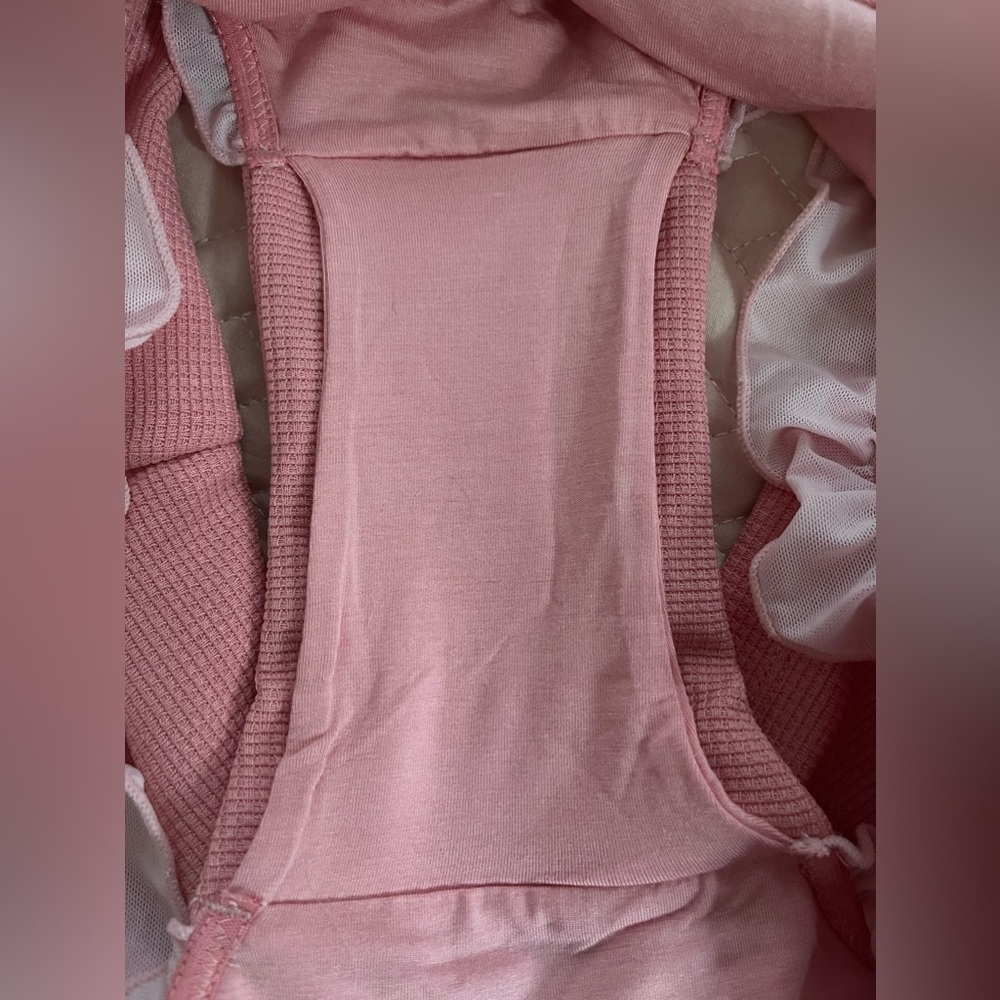 Pink Ruffled Women's Intimate Set - Picture 4 of 5